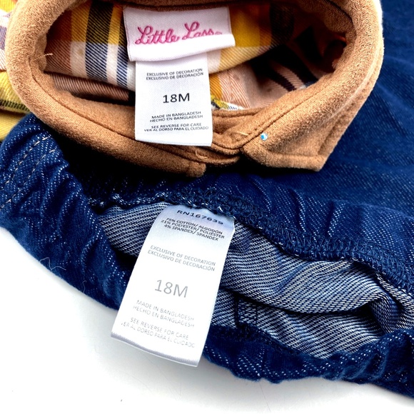 Little Lass Baby Girl Outfit Size 18m Cowgirl Matching 2pc Set Western Rodeo - Picture 8 of 9